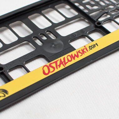 Ramki na tablice rejestracyjne - Ostalowski.com - KOMPLET